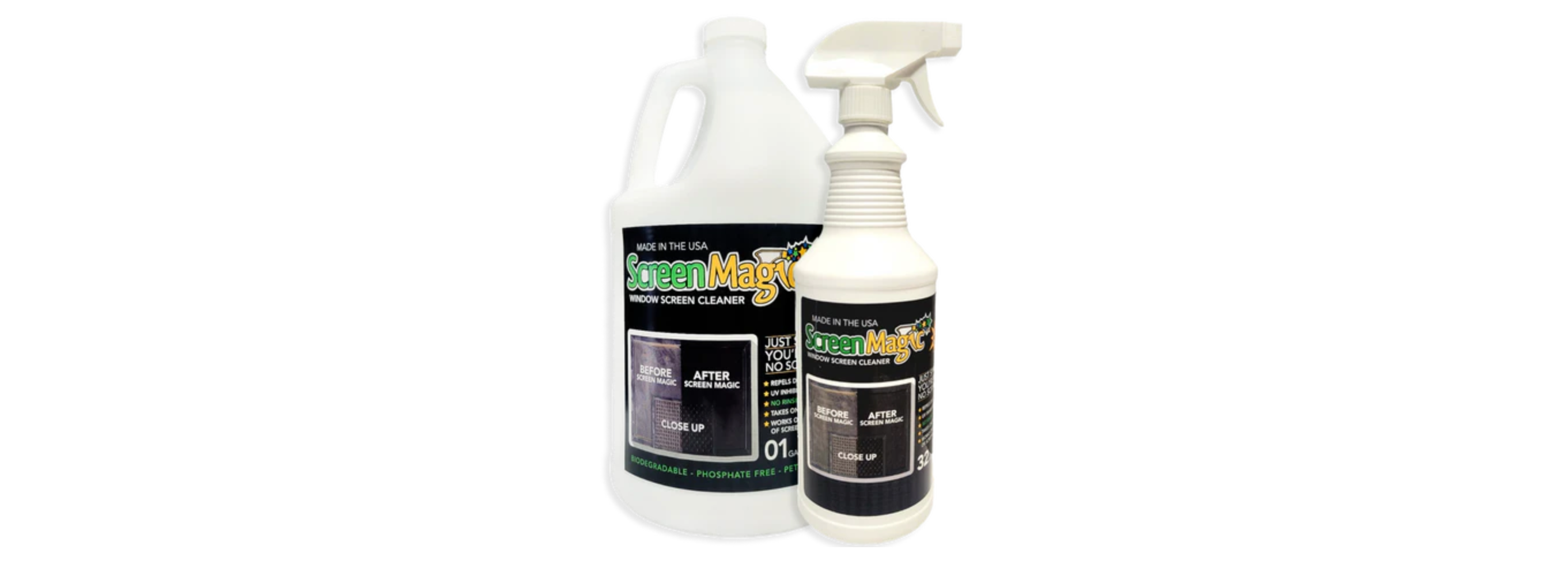 Screen Magic Products, Ready-to-Use, Concentrate