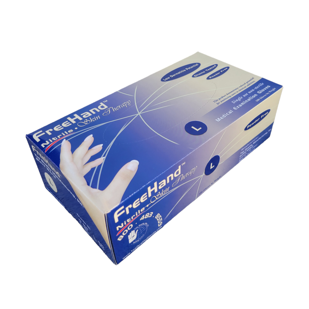 FreeHand Nitrile Powder-free Gloves