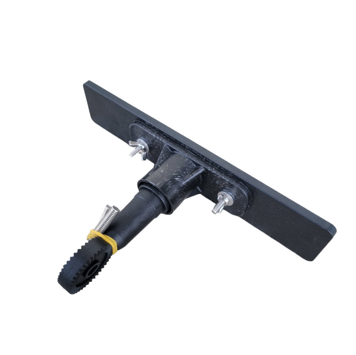 The DA Components 8" scrub pad featured without a scrub pad and 2 50mm bolts.