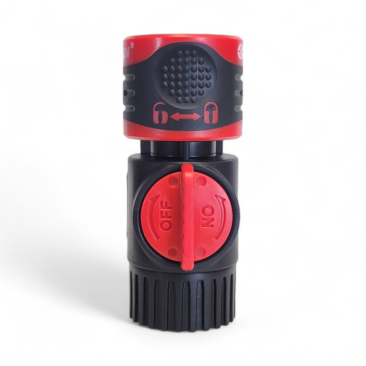 Eden 3-Piece Garden Hose Connector Set with Valve