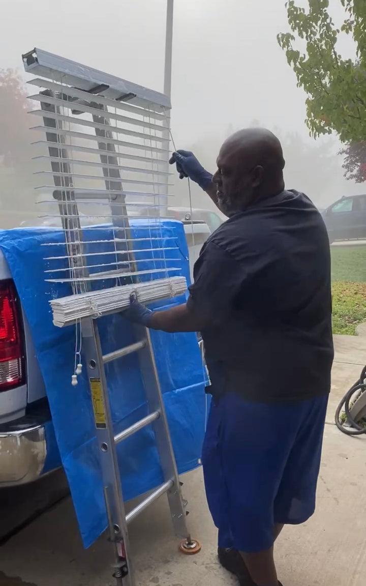 The BlindMaid™ CleanRack LadderRack