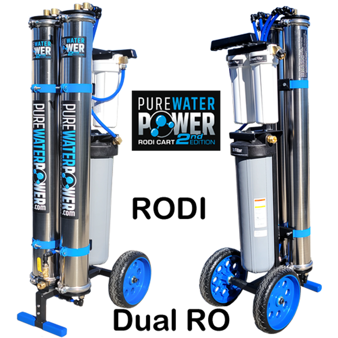Pure Water Power Dual RODI Cart SE