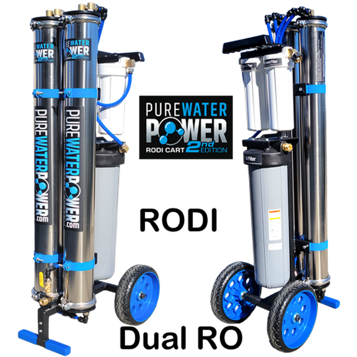 Pure Water Power Dual RODI Cart SE