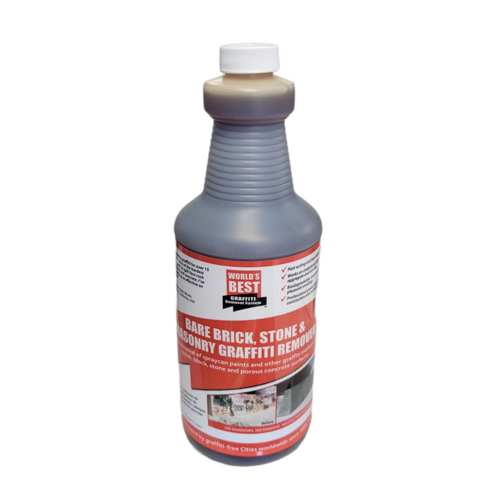 Bare Brick, Stone & Masonry Graffiti Remover
