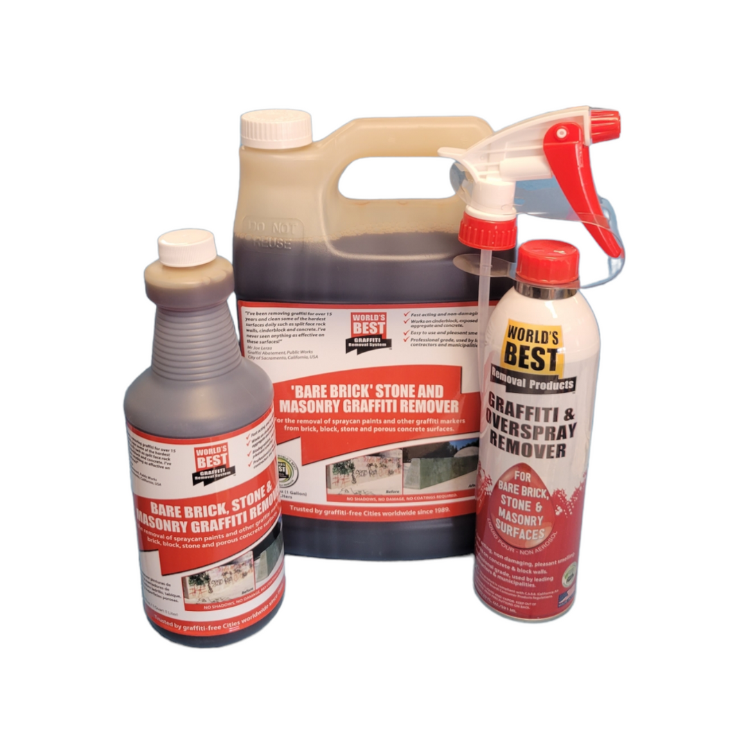 Bare Brick, Stone & Masonry Graffiti Remover