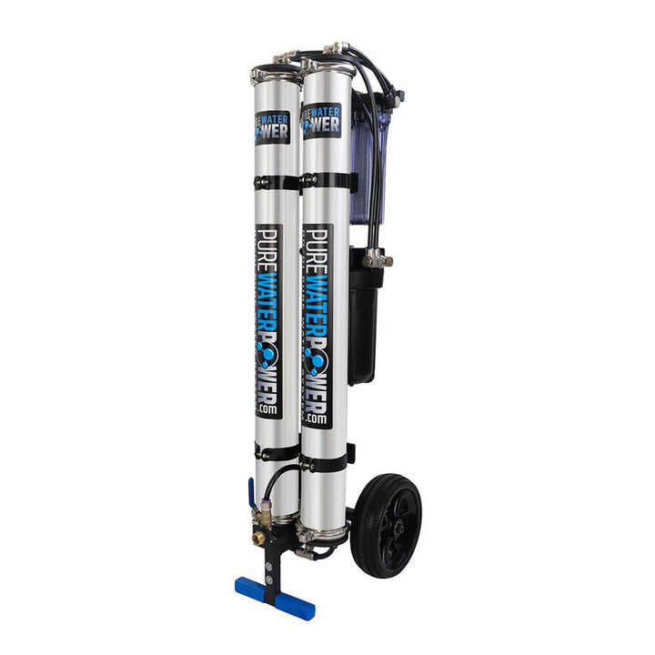 Pure Water Power water filtration system on a white background