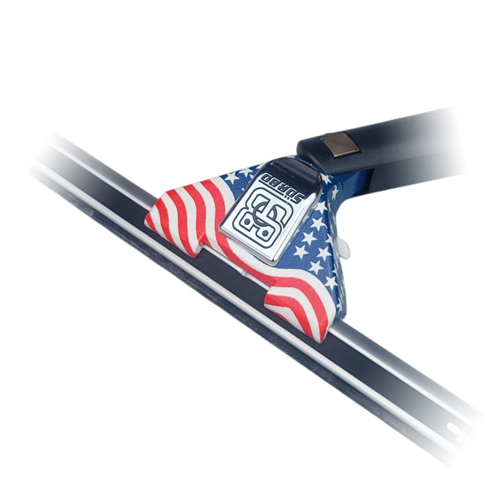 Close-up of custom Sörbo emblem on the MAGA Squeegee handle