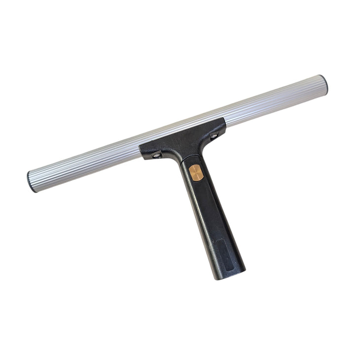 A t-bar with a ribbed silver metal head and a black handle, shown on a plain white background.