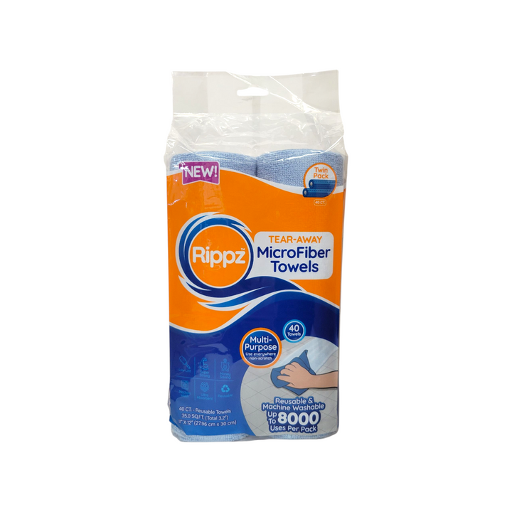 Rippz Tear-Away MicroFiber Towels 2pk