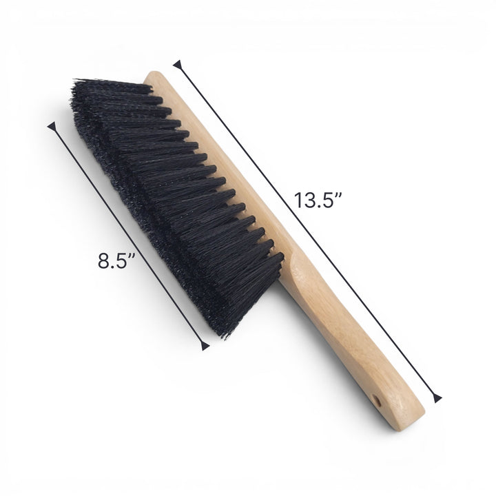 Showing the dimensions of the bench brush