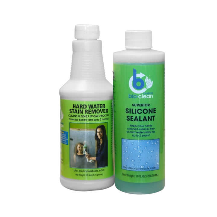 Bio-Clean Hard Water Remover and Sealant Combo