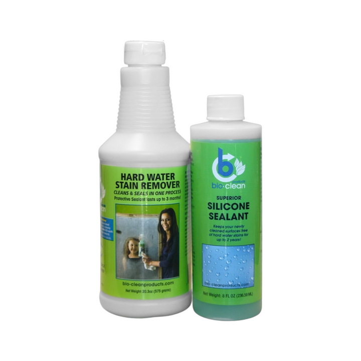 Bio-Clean Hard Water Remover and Sealant Combo