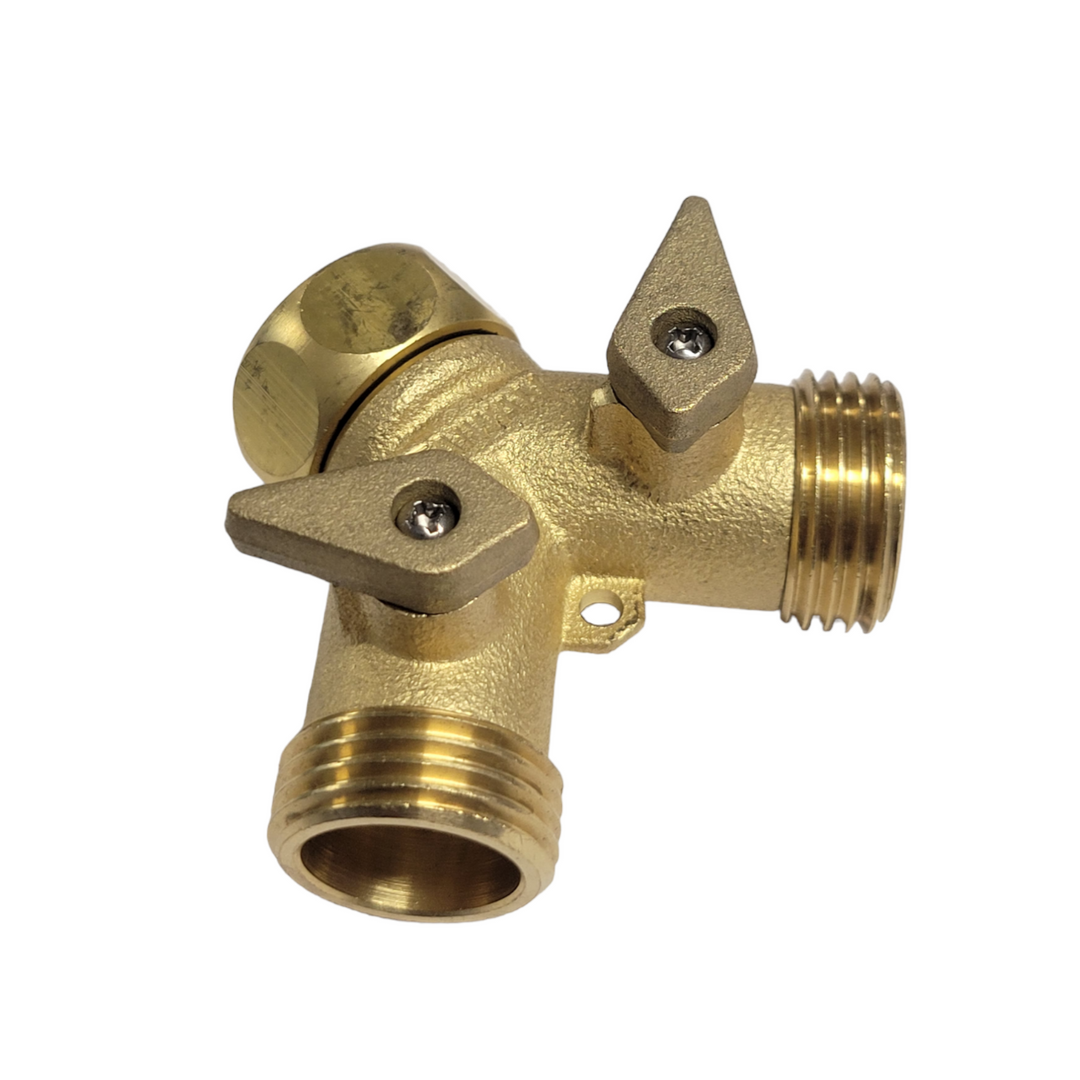 Brass Garden Hose Splitter