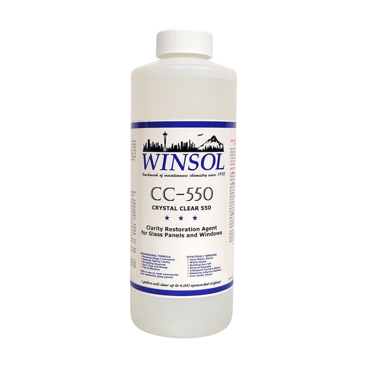 Winsol Crystal Clear 550 Hard Water Stain Remover