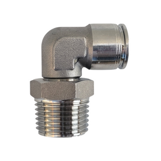 90° Stainless Steel Male Elbow