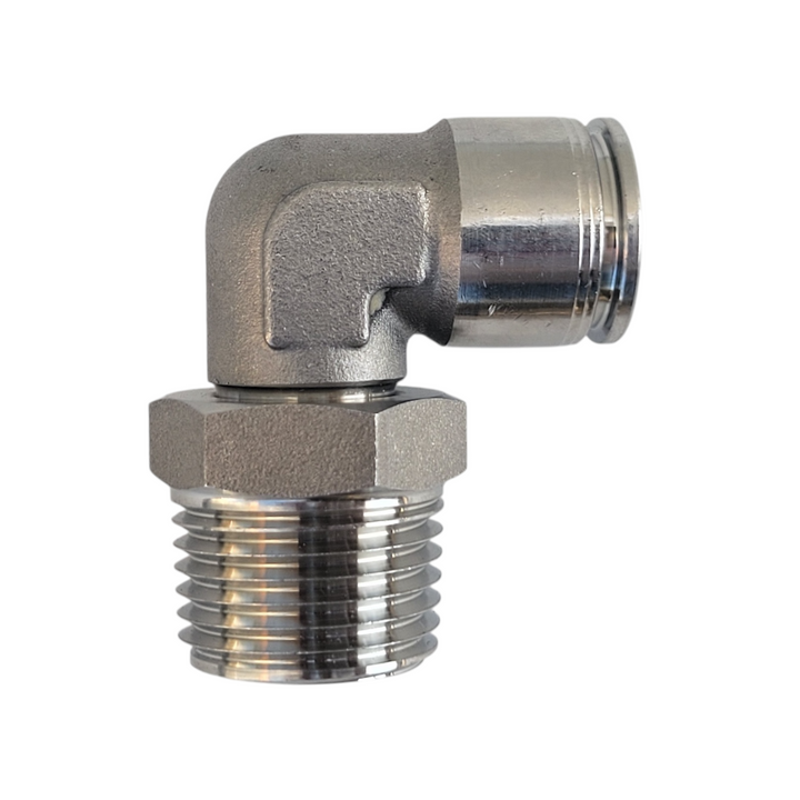 90° Stainless Steel Male Elbow