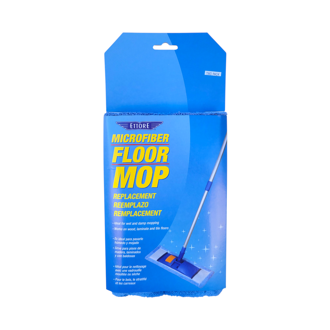 Ettore Microfiber Floor Mop Replacement - 2pk