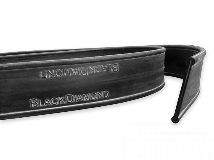 Black diamond round shaped squeegee rubber