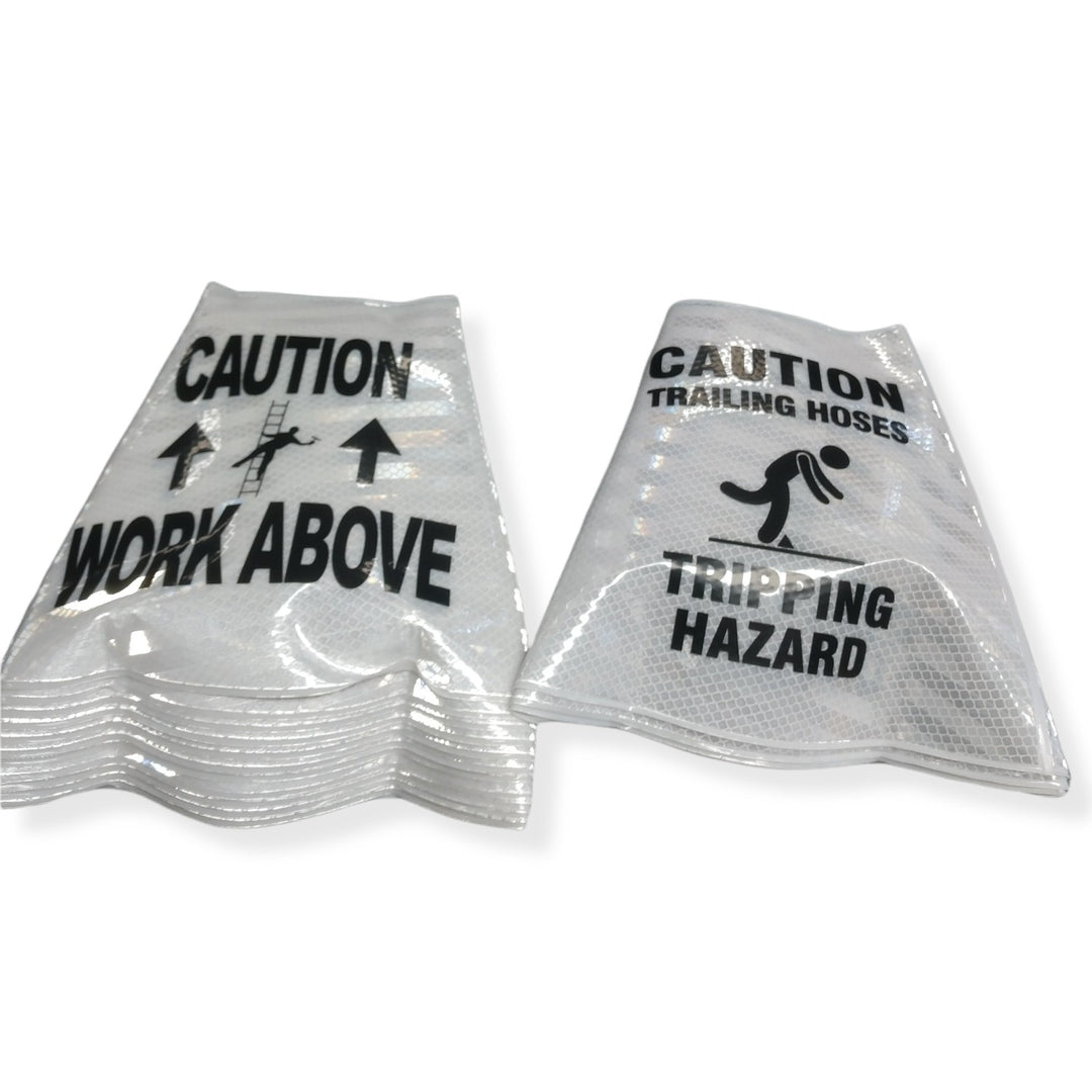 Sleeves for traffic and safety cones to be used as extra procaution