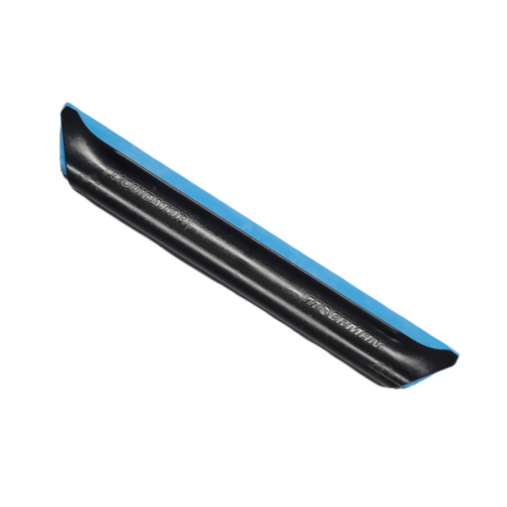Moerman's black 3.0 liquidator channel with blue rubber